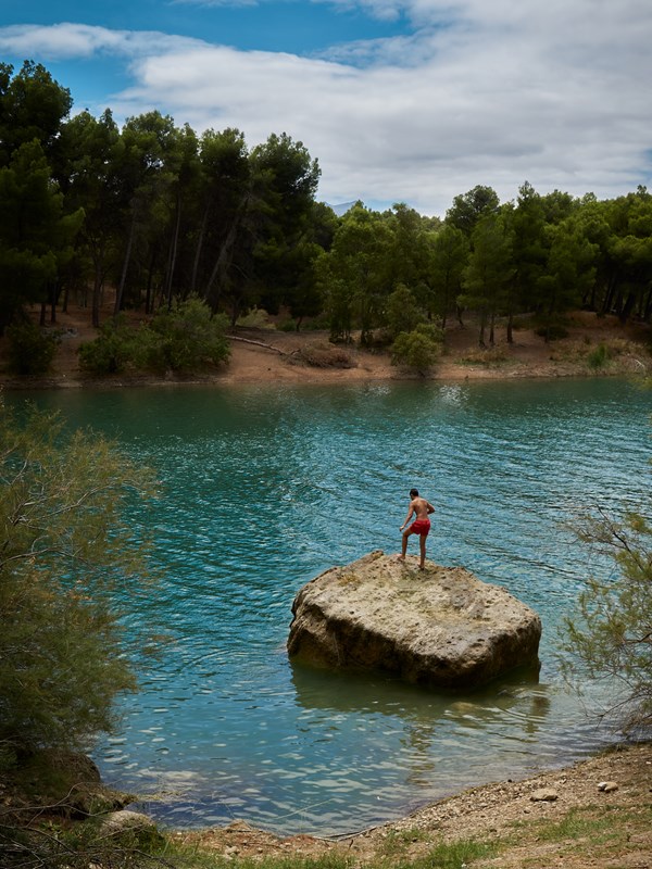 Rock Jumping In Andalucia
