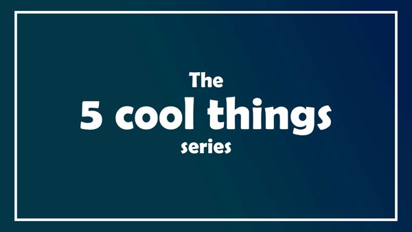 5 Cool Things Blue